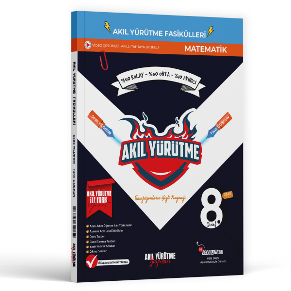 AKIL YRT 8.SINIF FASİKÜL 6LI SET MATEMATİK - 25-26